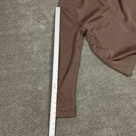 Rhone Commuter 1/4 Zip Pullover Men's Medium Brown Performance Quarter Sweater - Picture 12 of 13